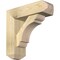 Ekena Millwork Olympic Craftsman Rough Sawn Bracket w/ Offset Brace, Douglas Fir, 6"W x 18"D x 18"H BKT0604X18X18OLY04RDF - alternate 1